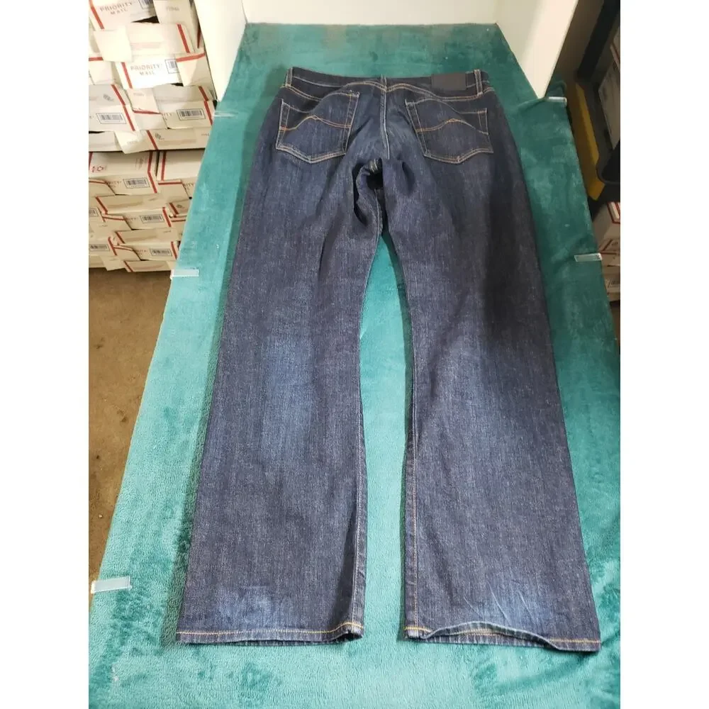Lucky Brand Jeans Size 34x32 Mens Blue Pants Stretch Denim 181 Relaxed Straight